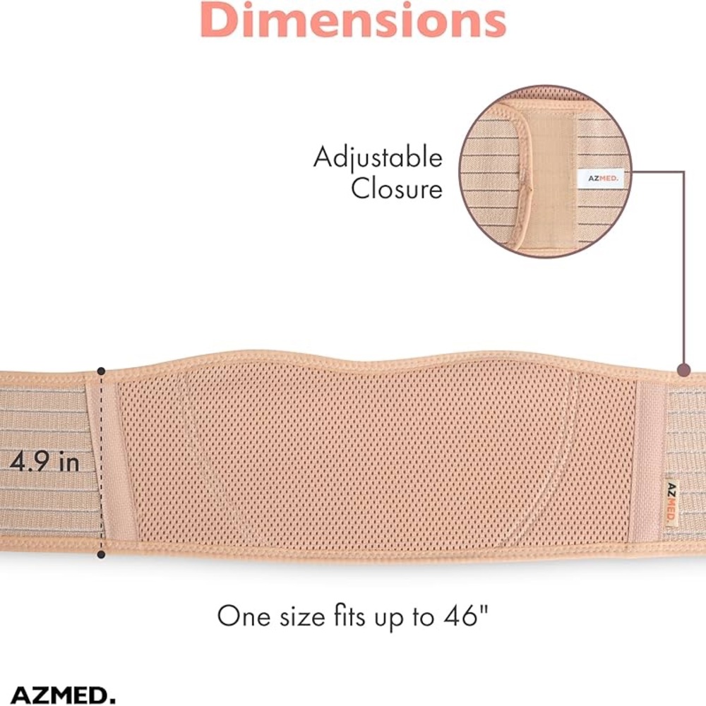 AZMED Maternity Support Belly Band - Picture 7 of 9